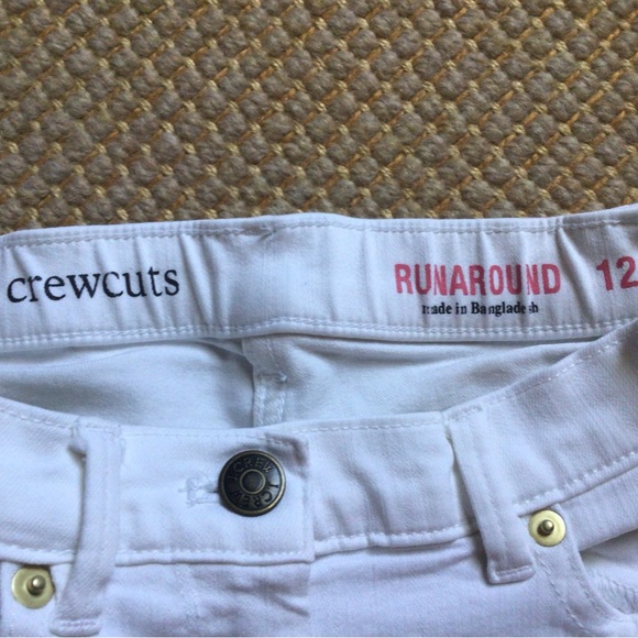 Crewcuts Runaround Cropped White Jeans - Picture 3 of 3
